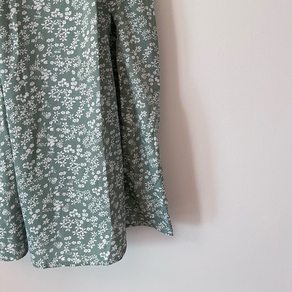 Green Floral Midi Dress (never worn) - Picture 2 of 4